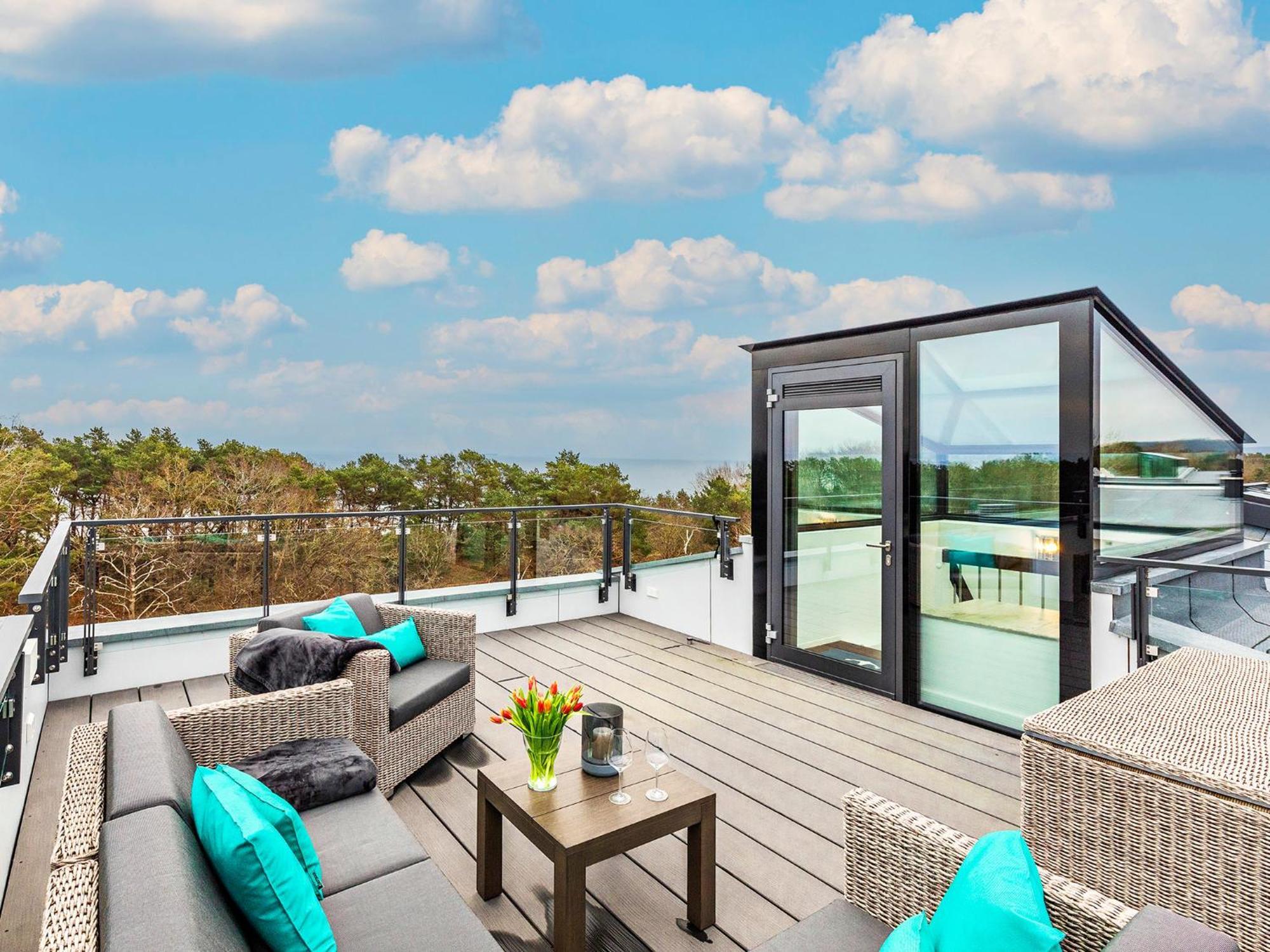 Fewo Prora - Kingfisher Dachterrasse Binz Ngoại thất bức ảnh